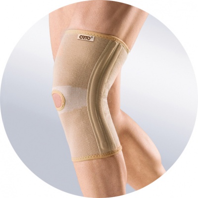 Бандаж ортопедический на коленный сустав с гибкими ребрами жесткости BKN 871 размер L