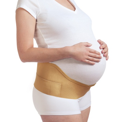 Бандаж эластичный для беременных, модель 0601 (типоразмер: 1) (беж)